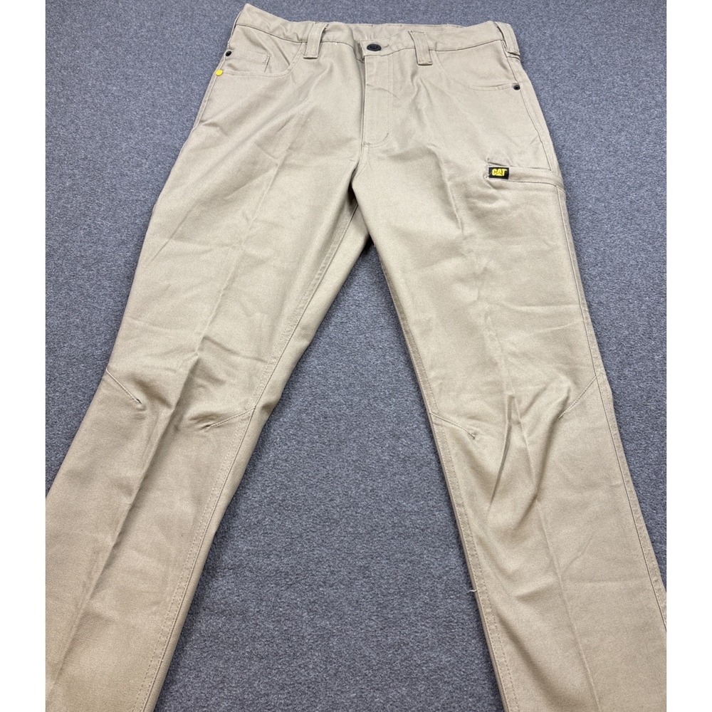 Caterpillar Cat Men's 32x30 (29) Rigid Twill Utility Pant Khaki